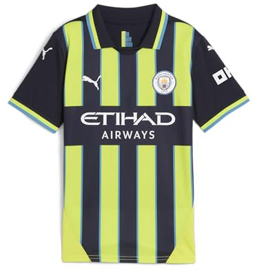 PUMA Manchester City Kinder Auswärtstrikot 2024/25 Saison - Neue Marine - Größe: 152