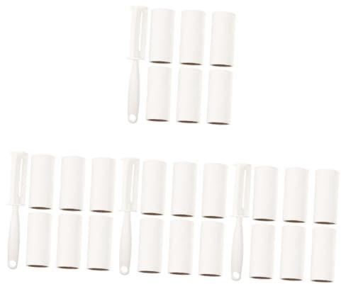 Mobestech 4 Sätze Rollenklebepapier Entferner Fusselrolle Für Hundehaare Couch Fusselrolle Kleidung Kleidung Hundehaarreiniger Haarentfernungsbürste Weiß Kleider Gebleichtes Papier