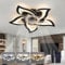 YUNLONG Smart Ceiling Fans with Lights Compatible with Alexa and Google Assistant, Ceiling Fans with Lamps and Remote, Reversible DC Motor, 6 Speed, Dimmable, Memory Function, for Bedroom, Black