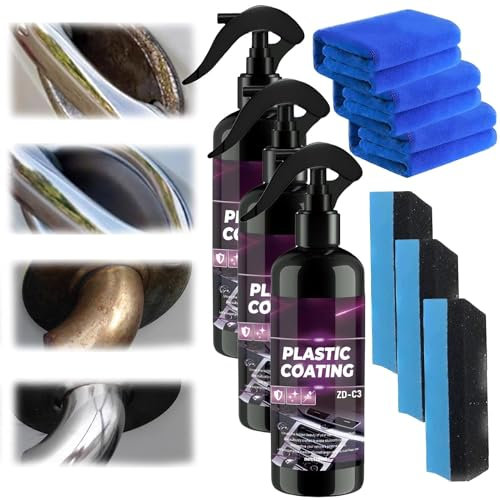 Premium Rust Remover Spray for Cars, Powerful Automotive Rust Remover, Multifunctional Metal Rust Remover, Iron Powder Remover for Car, 120ml (3)