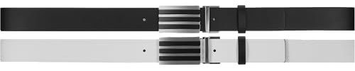 adidas Herren 3-Stripes Tour Belt Gürtel, Schwarz/Weiß 23, Einheitsgröße