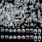 600PCS Crystal Beads for Jewellery Making - Assorted Clear Glass Beads for DIY Necklace, Bracelet, Earring Making & Crafts