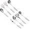 Begale Stainless Steel Kitchen Utensil Set, 8 Pieces Stainless Steel Cooking Utensils Set