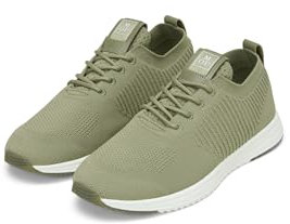 Marc OߴPolo Herren Sneaker flach mit herausnehmbarer Innensohle sportlich, Grün (Oak Ash), 41