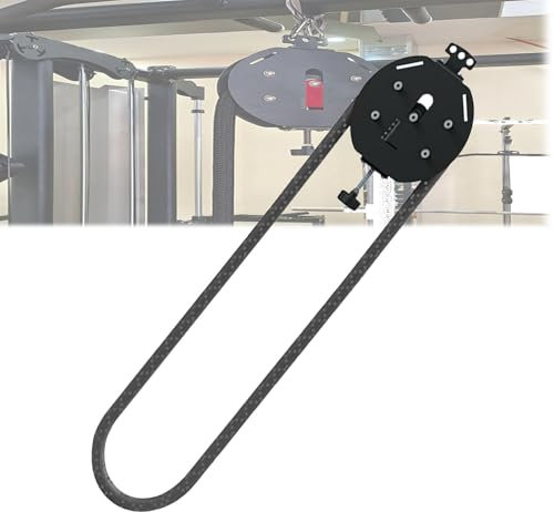 GXLDIANPU Pulley Cable Machine System, Endless Rope Trainer, Adjustable Resistance, Wear-resistant Rope, Small Footprint and Easy To Install for Muscle Endurance, Upper Extremity Physical Training