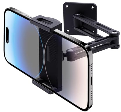 Gugxiom Wandhalterung aus Aluminiumlegierung für Tablets, 360° Verstellbarer Tablet-Halter, Tablet-Armhalterung, kompatibel mit 4- bis 12,9-Zoll-Tablets, Smartphones und Geräten