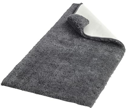 blomus Badematte -TUUFA- | Badteppich & Duschvorleger | 70 x 140 cm | Farbe Magnet