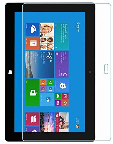 [2 Packs] Tempered Glass Screen Protector for Microsoft Surface Pro/Surface RT, HD Clear Screen Guard for Microsoft Surface Pro/Surface RT
