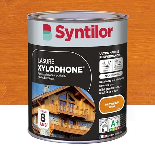Syntilor - Lasure Xylodhone® Ultra Hautes Performances 8 Ans Pin d'Orégon Satiné 1L