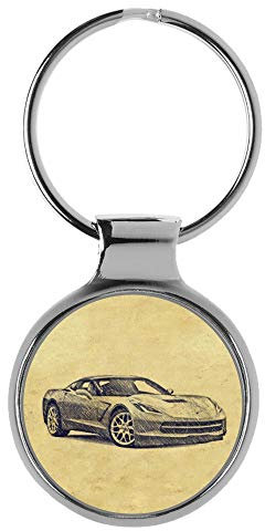 KIESENBERG Porte-clés Cadeau pour Corvette C7 Fan A-4702