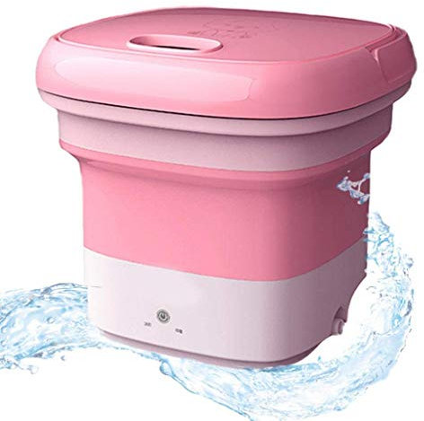 RONGJJ Mini Lavatrice, Lavatrice Turbo Automatica con Sterilizzazione Antibatterica Blu-Ray Portatile Pieghevole, Mini Lavatrice E Asciugatrice Pieghevole Mobile