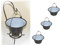 troph-e-shop 4er Set 0,8L Gulaschkessel Emaille und Kesselständer = 14,98€/Set