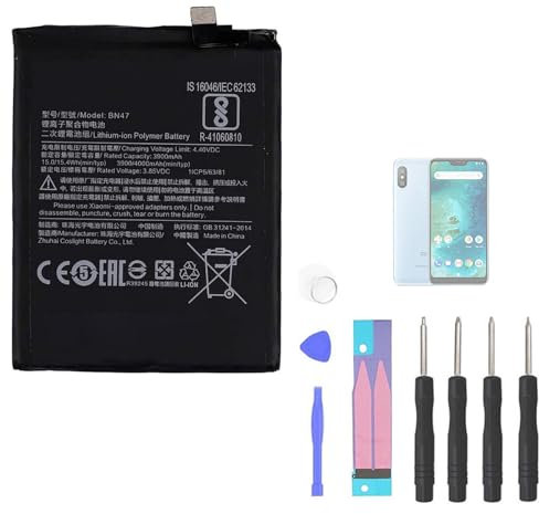 Aousavo BN47 Batterie de Rechange Compatible avec Xiaomi Redmi 6 Pro/Mi A2 Lite avec kit de Rechange