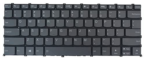 fqparts Replacement Laptop Tastatur für for Lenovo Yoga 7 14ITL5 Yoga 7-14ACN6 Schwarz Amerikanische Version
