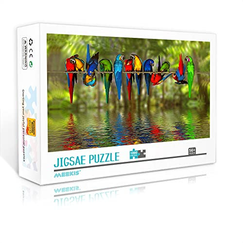 Mini-Puzzle für Erwachsene 1000-teiliges Ara-Puzzle-Set Familienspiel Dekompressionspuzzle (38 x 26 cm Kartonpuzzle) Puzzles für Erwachsene und Kinder