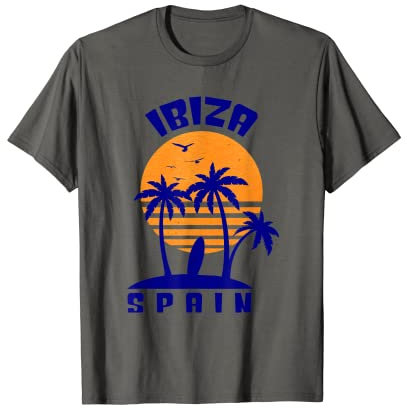 Ibiza Camisa España Playa Surf Regalo Recuerdo Camiseta