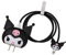 3D Cute Cartoon Ladegerät-Schutzhülle – kompatibel mit Apple 20 W USB-C-Netzteil und Lightning-Kabel, Nr. 05 (4-in-1)