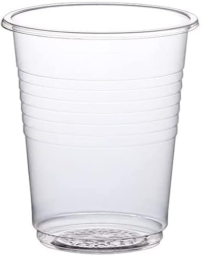 TIME HOME DEVELOPMENT Vasos desechables de plástico transparente polipropileno ideal para fiestas - Tamaño 200ml (500)