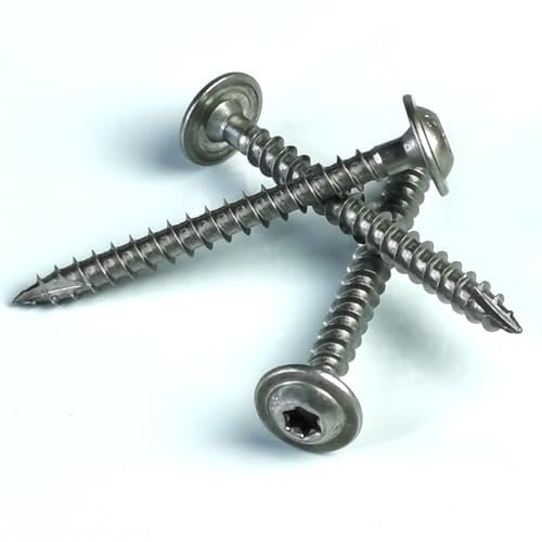 50 Stück Tellerkopfschrauben 8 x 80 mm Edelstahl A2 für Solarbau Photovoltaikanlagen Dachbau