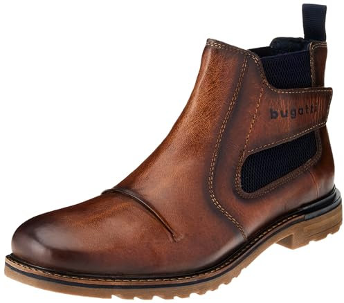 bugatti Vittore, Stivali Uomo, Cognac, 43 EU