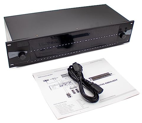 Jieotwice EQ-888 Equalizzatore Audio a Doppio Spettro 2U Digital 31 Band Audio Digital Effector DSP Equalizer Processor Stage KTV Sound System