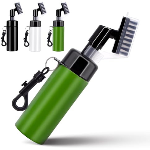 UoQo Golfschläger-Reinigungsbürste, Golfgeschenke für Männer, Golfschlägerbürste, Rillenreiniger, professioneller Golfballreiniger mit eingebautem Wasserspray, Golfzubehör