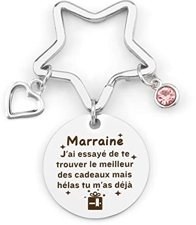 Cadeau Marraine, Porte Clé Marraine, Cadeau Pour Marraine, Cadeau Marraine Original, Idee Cadeau Marraine, Cadeau Personnalisé, Cadeau Marraine Noel, Cadeau Noël Marraine