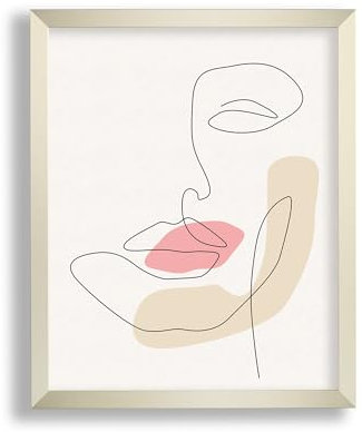 VO design Finn Premium Bilderrahmen Posterrahmen 75x105 cm Farbe Champagner 105x75 cm mit Rückwand und klarem Acrylglas