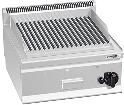 GGM Gastro | GLB663C | Gas lava stone grill - 8 kW