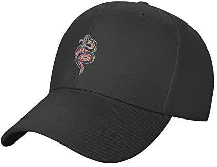 KWQDOZF Blühende Schlange Baseball Cap Männer und Frauen Ente Zunge Hut Casquette Einstellbar