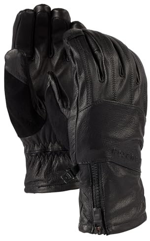 Burton - Ski-/Schneehandschuhe, Leder, Schwarz, Herren – Größe XS – Schwarz