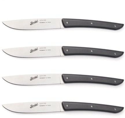 Berkel 4er-Set Steackmesser (Schwarz)
