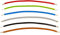 ALPTEG Verdrahtungsbrücken H07V-K flexibel 125mm 265mm 365mm 500mm 1000mm schwarz blau grün gelb grau braun blau rot 6mm² 10mm² 16mm² (10mm² 265mm Braun)