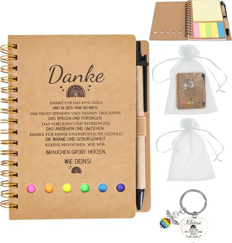 GADITIEK Abschiedsgeschenk Kollegen Jobwechsel, Inklusive Notizbuch und Schlüsselanhänger, Beste Kollegen Geschenk, Danke Abschied Kollegin Geschenk (Danke)