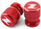 Motorrad Ventilkappen Für Ka@&wasaki Z400 Z900 Z800 Z750 Z1000 Z650 Z300 Z1000SX ZX10R ZX6R Motorrad Rad Reifen Teile Ventil Stem Caps Abdeckung(Red)