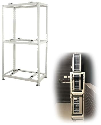 Moubjd Ground Stand for Mini Split Air Conditioners, AC Support Bracket Holder Base for 9000 to 24000 BTU Condenser AC Heat Pump System, 300lbs (Size: 80x150x40cm)