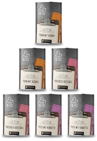 Tasty Cat Terrine Nassfutter für Katzen Probierpaket 6 x 380g. | getreidefrei | zuckerfrei | in Soße