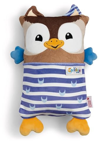 NICI Kuscheltier Eule mit Wendefunktion 30x20cm - braun - Weiches Plüschtier – Für kleine Kuscheltierliebhaber zum Kuscheln & Spielen. Ideal für Zuhause, den Kindergarten oder unterwegs | 62295