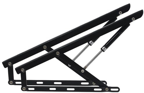 Elektrischer Bettlift mit Stauraum, inklusive zwei Fernbedienungen, Tragkraft 600 kg, inklusive Scharnier für Federkern-Divanbettgestelle – Easy L