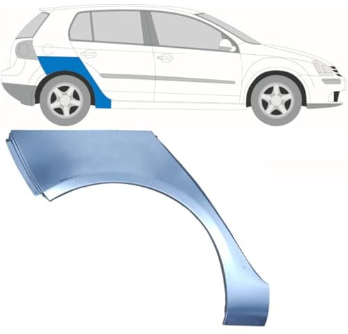 Reparaturblech Kotflügel hinten für Volkswagen Golf 5 2003-2009 / Rechts