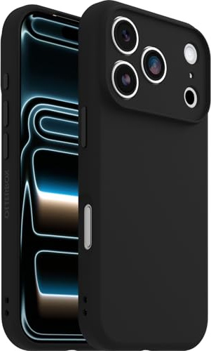 OtterBox Figura MagSafe Hülle für iPhone 17 Pro, Schwarz | Stoßfest, sturzsicher, ultraschlank, Dünne schützende Hülle, Getestet nach Militärstandard