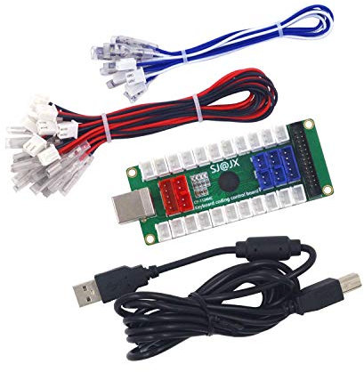 SJ@JX Development Keyboard Encoder Board Game Controller DIY LED Keyboard Development Board Media Music USB Encoder 104 Keys Arcade DIY Kit