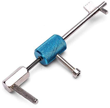 SGerste Civil Lock Quick Forced Open Lock Picks Locksmith Tool Silver + Blue