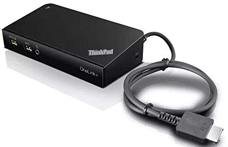 Lenovo ThinkPad OneLink+ Dock DU9047S1 for ThinkPad X1 Tablet, ThinkPad Yoga P40/14/260/460, X1 Yoga, X1 Carbon 4 Gen (without Power Supply) DC7 (Refurbished)