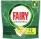 Fairy Original Tout-en-un citron, tablettes pour lave-vaisselle, 72 capsules, efficaces même sur la graisse à croûte.
