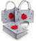 Logbuch-Verlag 3 kleine Filz Geschenktaschen Ostern Geburtstag 21 x 14 x 6 cm zum Befüllen Marienkäfer Tasche für Kinder Geburtstag
