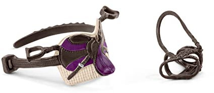 schleich 42491 Sattel & Zaumzeug HORSE CLUB Lisa & Storm, für Kinder ab 5-12 Jahren, HORSE CLUB - Zubehör