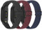 SHIJZWD 3 Pack Elastisch Armband Kompatibel mit Xiaomi Mi Band 7/Mi Band 6/Mi Band 5 Armband, Verstellbares Ersatzarmbänder Sport Loop Nylon Uhrenarmbänder für Xiaomi Mi Band 5/6/7 Damen Herren