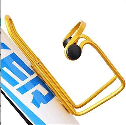 EXENXA Adaptateur de Porte-bidon en Alliage d'aluminium vélo Porte-bidon vélo vélo Boisson Porte-Bouteille Porte-Bouteille vélo Porte-gobelet Accessoires de vélo durables (Jaune)