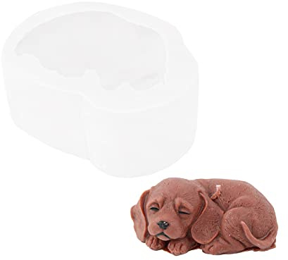 JS MOLD Silikonform Tiere 3D, Katzen Form Silikon Seifengießform,Tier Gießformen Silikon,Hund Kerze Silikonform,Epoxidharz Formen für Kuchen, Seifen, Fondant Kuchen Dekoration Form (1#)